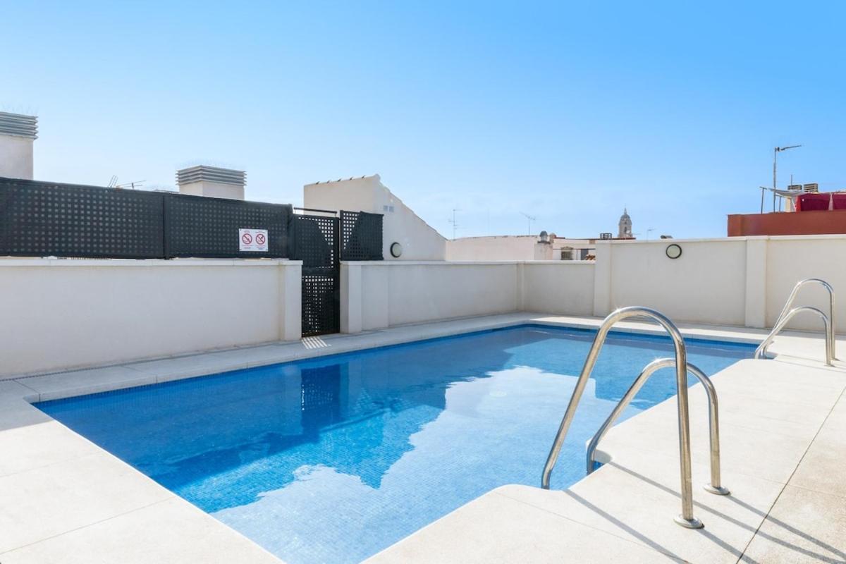 -Malagasunapts- Privateterrace Freeparking Pool Eksteriør billede