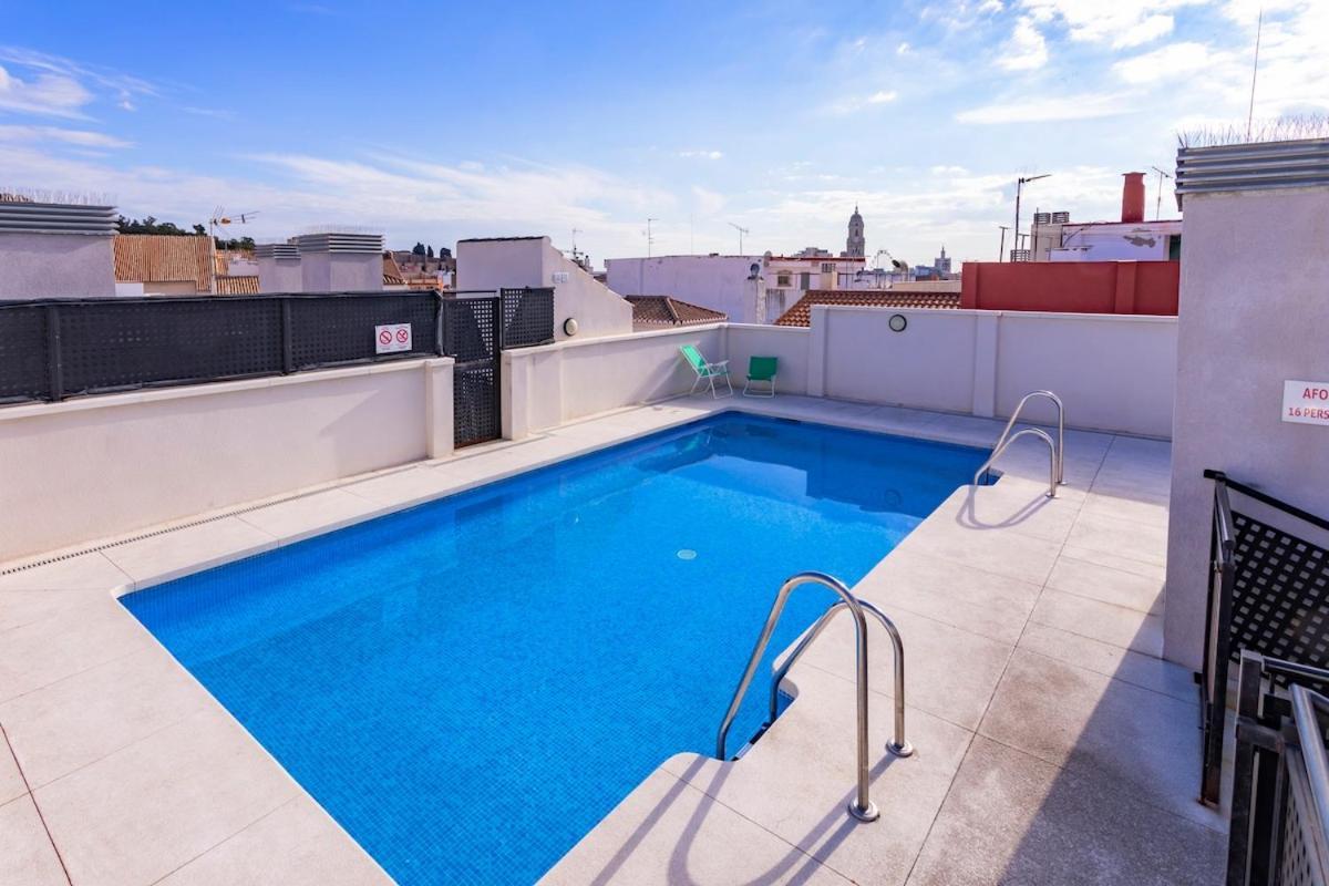 -Malagasunapts- Privateterrace Freeparking Pool Eksteriør billede